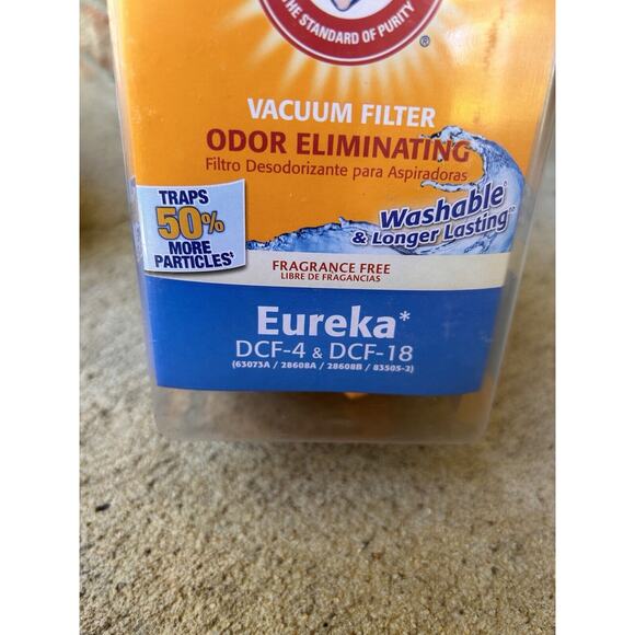 Arm And Hammer Odor Eliminating Vacuum Filter Eureka DCF-4 And DCF-18 - Picture 2 of 3